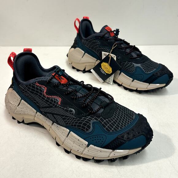 NWT Reebok Zig Kinetica II Edge Black Midnight Pine A$AP Nast Kendrick Lamar 8 main image 9